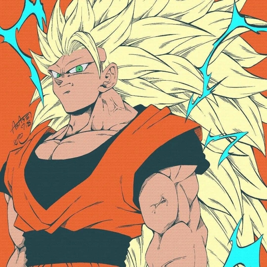 Fan arts Goku et ses transformations D14
