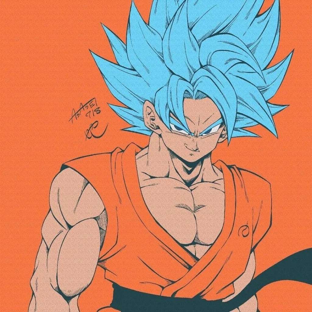 Fan arts Goku et ses transformations F10