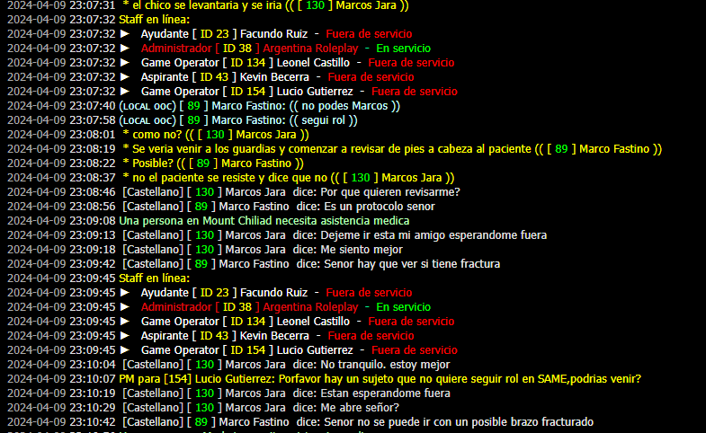 [REPORTE] Marcos Jara - Quit para evadir rol - NIP - Forzar rol Report11