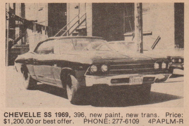 Serie: Des Chevy intéressant qui ont déja été vendre ici au Québec 70s 80s 1977ae10