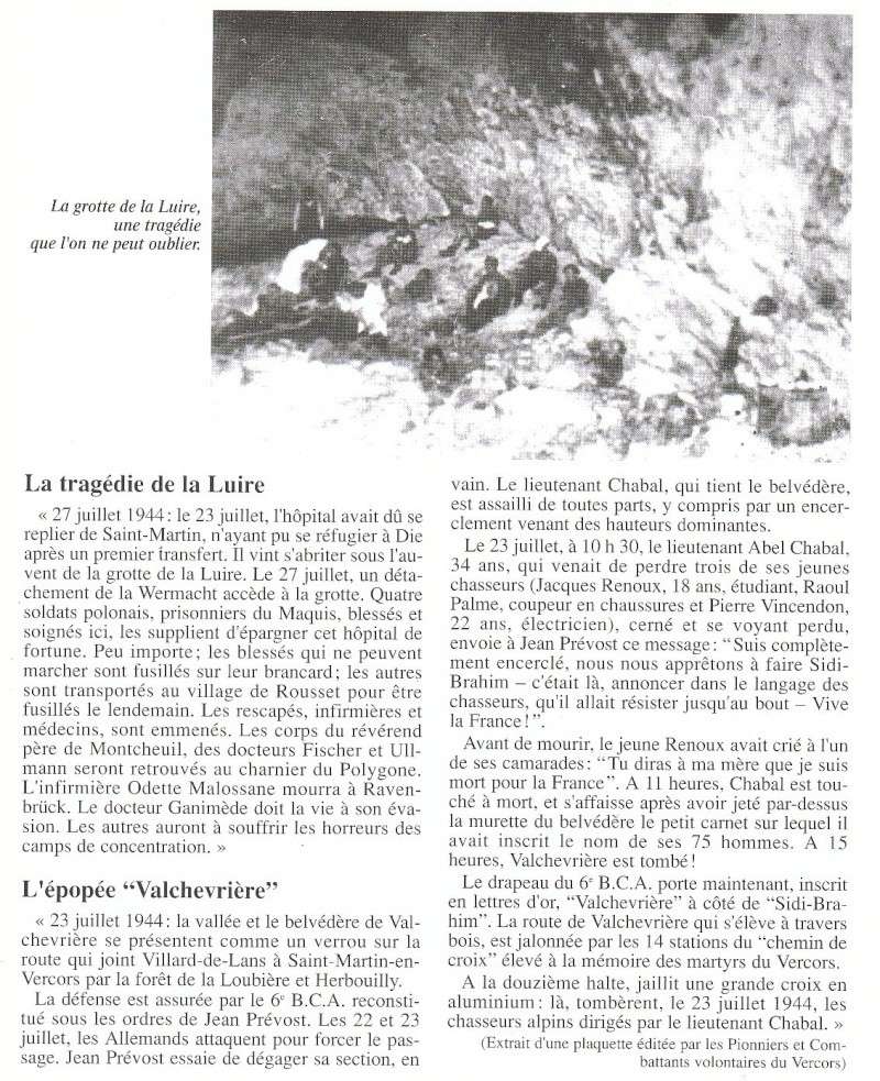 grotte de la Luire - Hôpital lors des combats du Vercors Img_0254