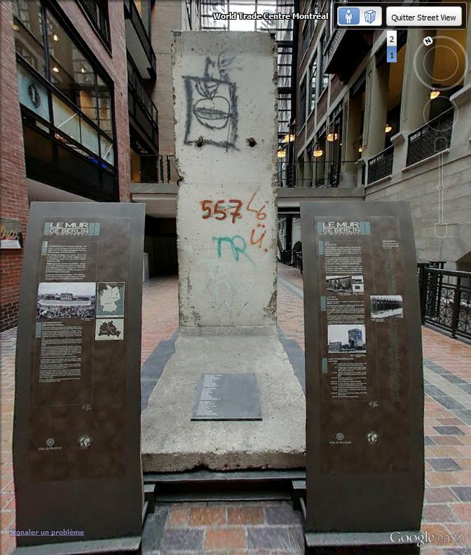 25ème anniversaire de la chute du Mur de Berlin : pans du Mur de Berlin disséminés sur la planète Berlin10