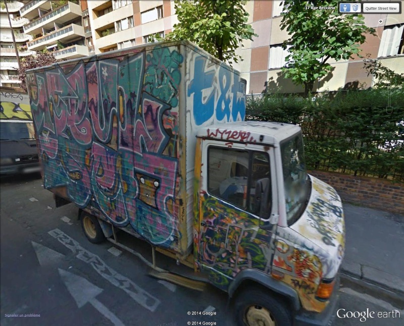 STREET VIEW : street art, grafs, tags et collages Camion12