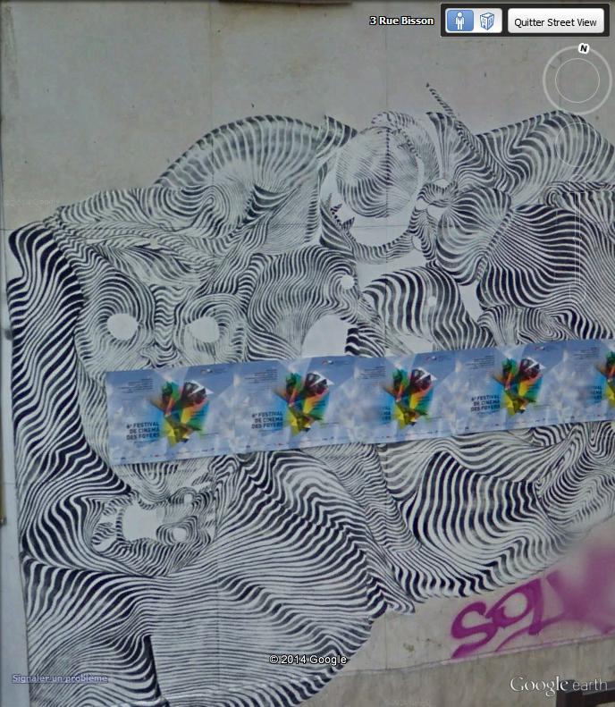 STREET VIEW : street art, grafs, tags et collages Goulet10