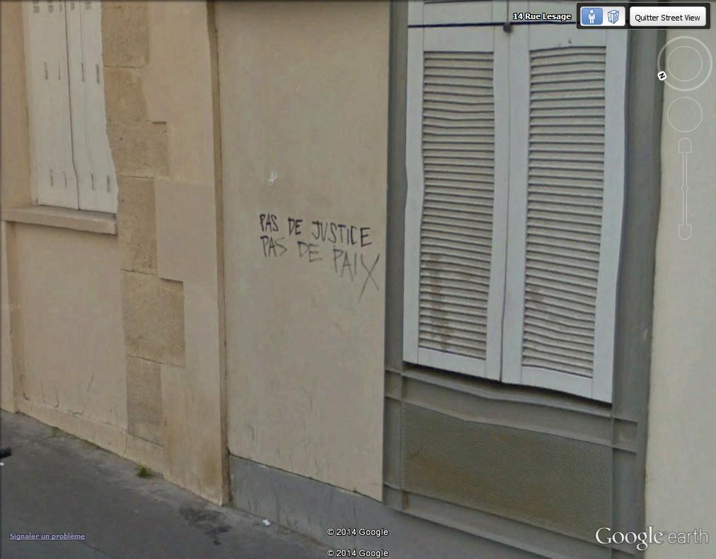 STREET VIEW : street art, grafs, tags et collages - Page 3 Justic11