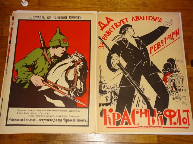 Lot d'affiches de la révolution russe 1917/1929 Editions Cercle d'Art 1968 Russe_13