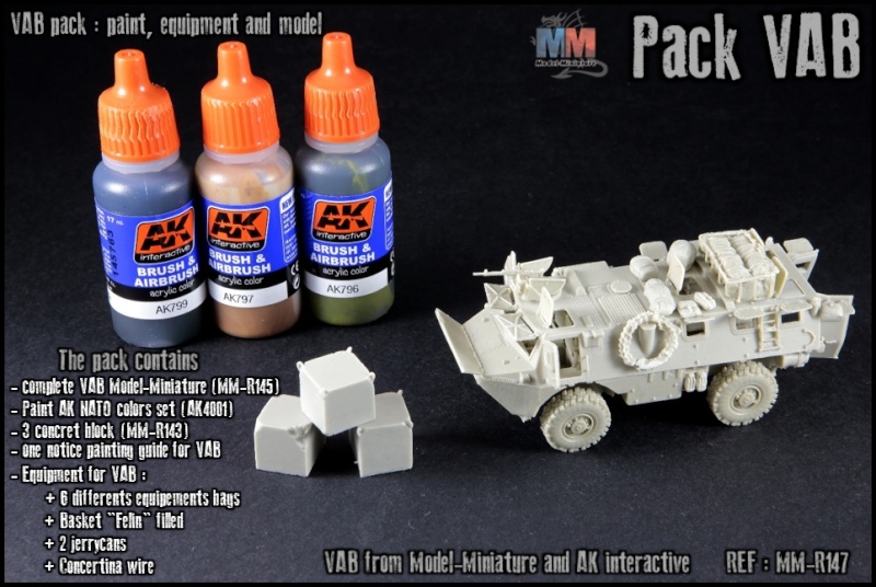 Pack VAB : Peinture OTAN, équipement (sac, jerrycans...) et le VAB chez Model Miniature Vab_pa11
