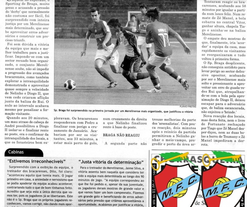 Braga Vs Merelinense (1 Jornada de 2008/2009) Junior11