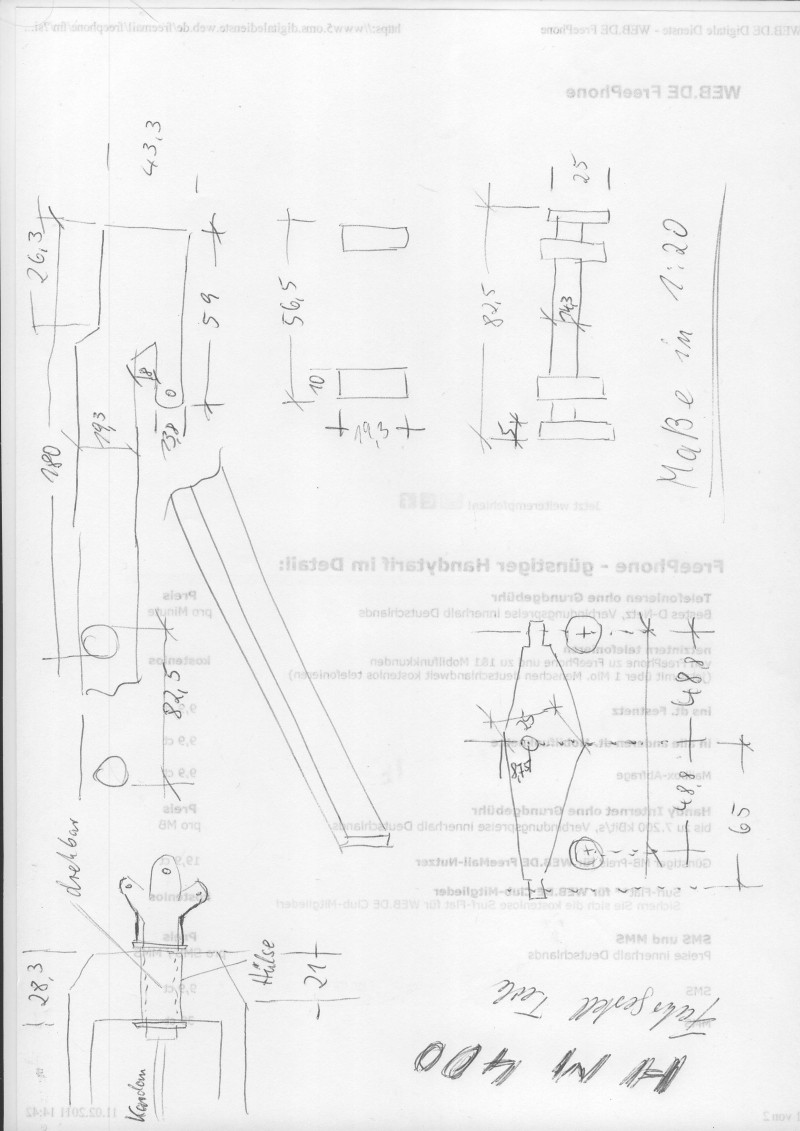 Fertig - Komatsu HM400-1 M1:20 Eigenbau - Seite 2 Arbeit10