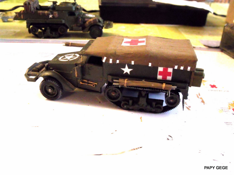 HALF-TRACK M3 TRANSPORT DE TROUPE au 1/50 + M3 AMBULANCE Half_s16