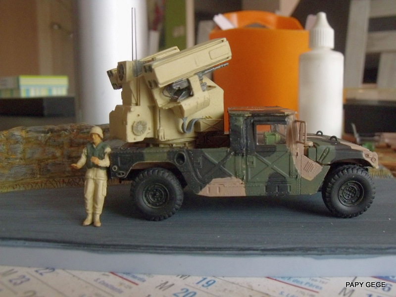 tamiya - HUMVEE AVENGER au 1/48 base Tamiya Humave42