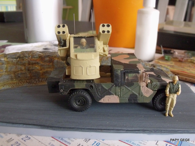 HUMVEE AVENGER au 1/48 base Tamiya Humave43