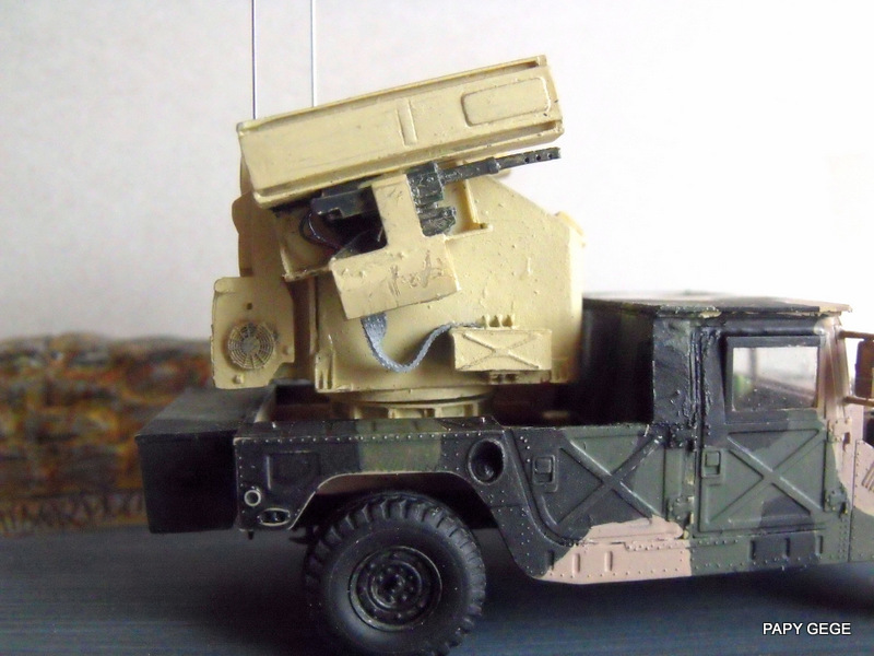 HUMVEE AVENGER au 1/48 base Tamiya Humave45