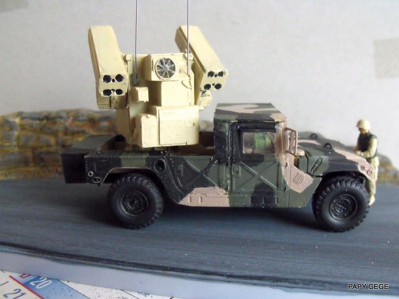 HUMVEE AVENGER au 1/48 base Tamiya Humave47