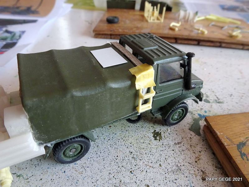 UNIMOG AVITAILLEUR base Solido au 1/50 Mogala21