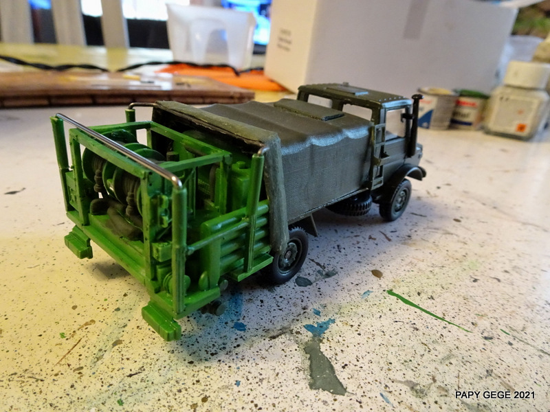 UNIMOG AVITAILLEUR base Solido au 1/50 Mogala29