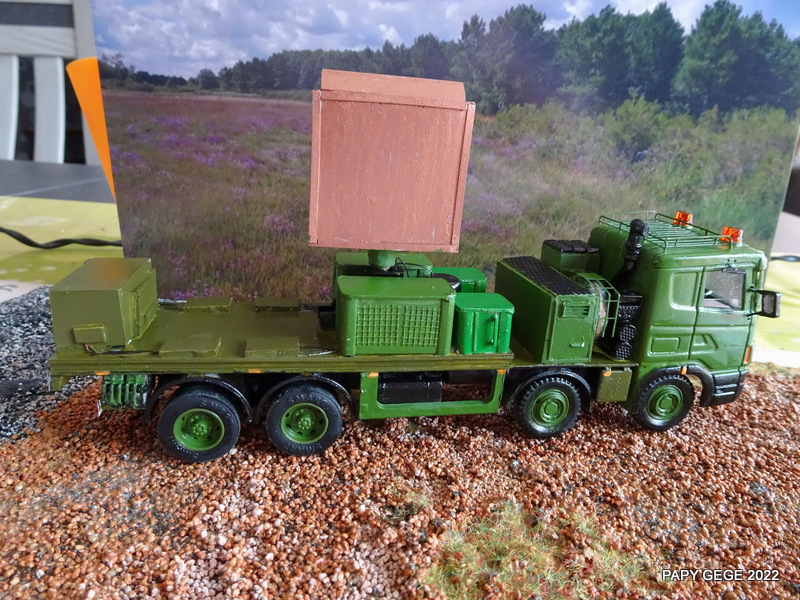 SCANIA radar MASTER 200 AU 1/50 base Solido. Scarad57