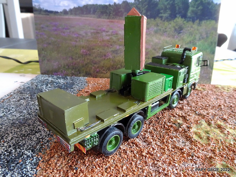 SCANIA radar MASTER 200 AU 1/50 base Solido. Scarad60