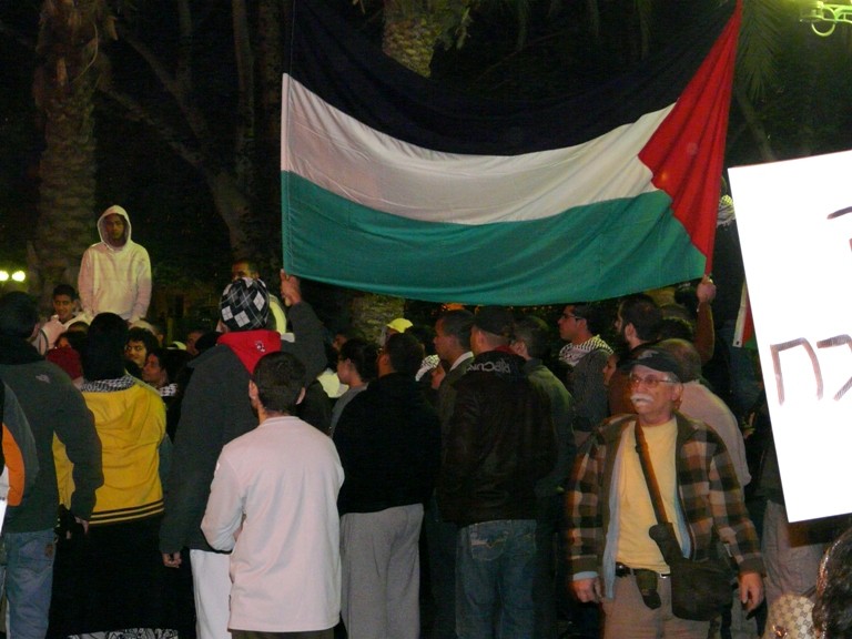 Manifestation a Yafo ce soir Manife13