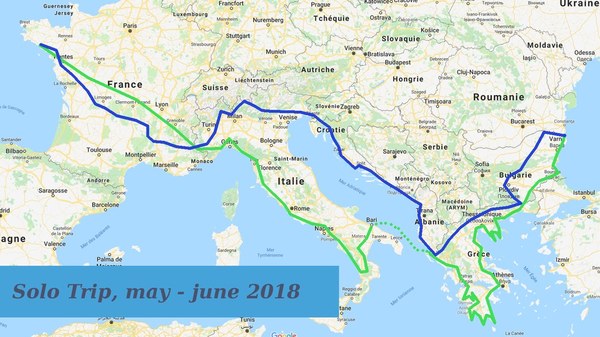 Boucle printanière, de l'Atlantique à la Mer Noire en 2018 Solo_e10