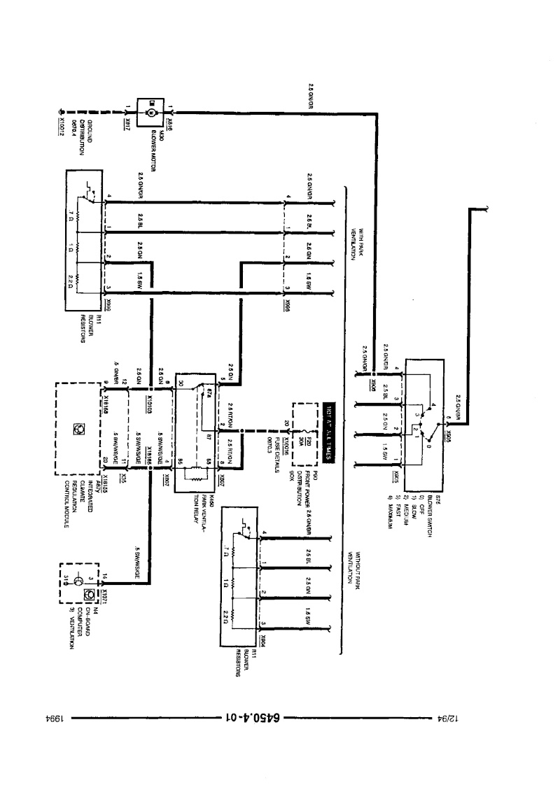 [e36 325tds an 94] problème ventilation (résolu) Schema10