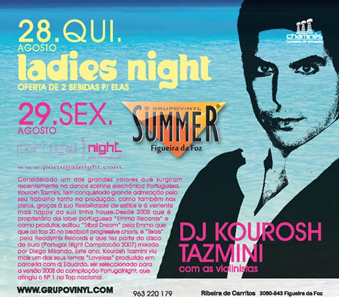 Sex 29 Agosto | DJ KOUROSH | 3 Chamins ( Figueira Da Foz ) Kouros10