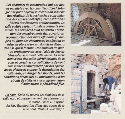 Les fouilles et restaurations du site Captur10