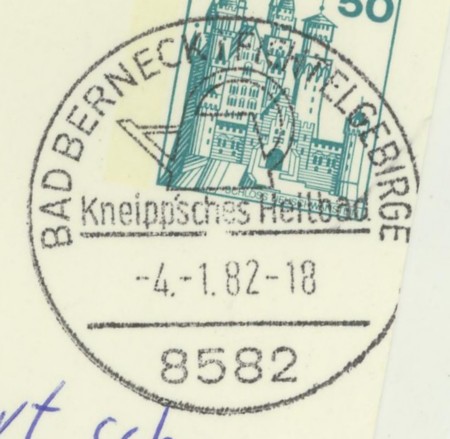 1945 - Ortswerbestempel - Deutschland nach 1945 (Handstempel) Bad_be10