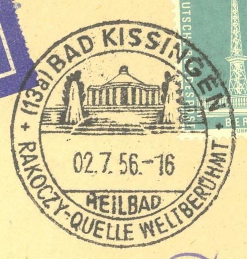 Ortswerbestempel - Deutschland nach 1945 (Handstempel) Bad_ki10