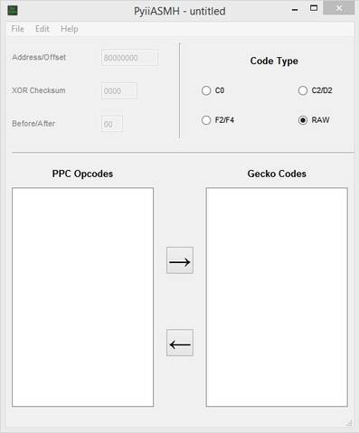 Asm Gecko Code Converter
