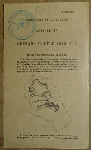 La grenade "Poire" P1 m1915  1519