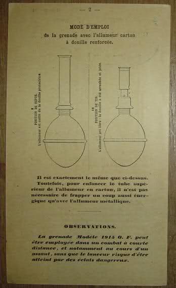 La grenade O.F. m1915  2213