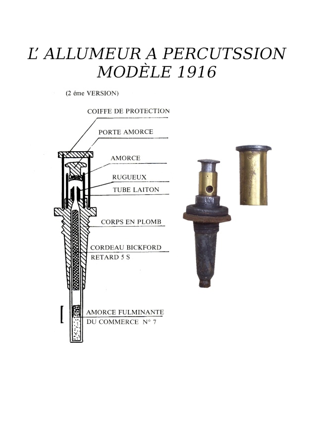 Bouchons allumeurs modèle 1915 et 1916  2716