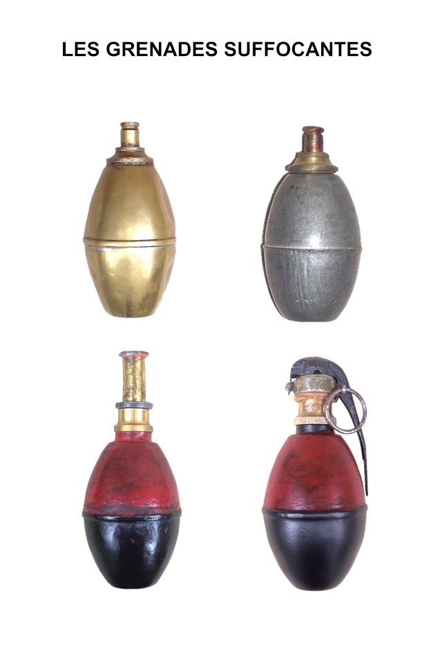 Les grenades suffocantes : m1914, m1916, Bertrand  4312