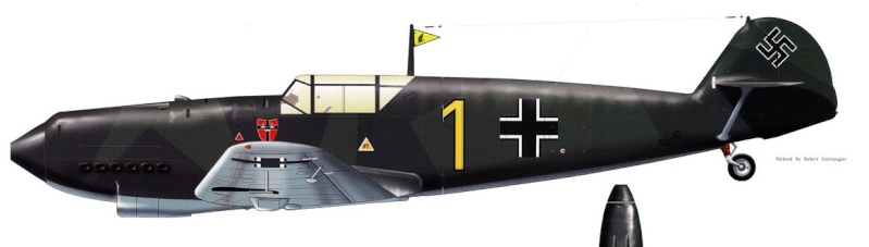 Bf 109 E 1 - "Gelbe 1" I./3./JG 21 - Juin 1940 > TERMINE ! - Page 3 Bf109d10