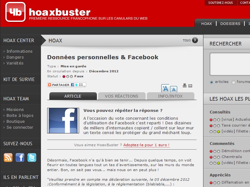 Hoaxbuster.com N1811