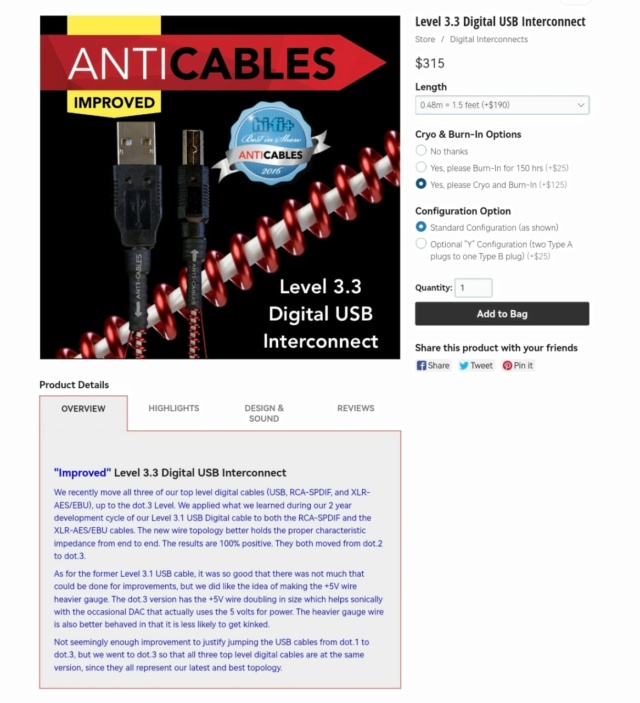 anticables lvl 3.3 usb cable (made in USA) Antica11