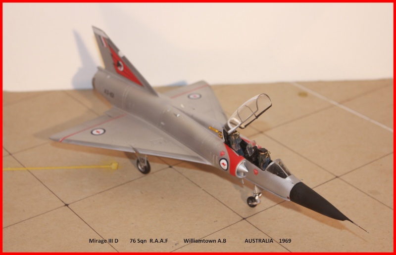 1/48 Mirage III D  Heller   FINI - Page 2 Aussie10