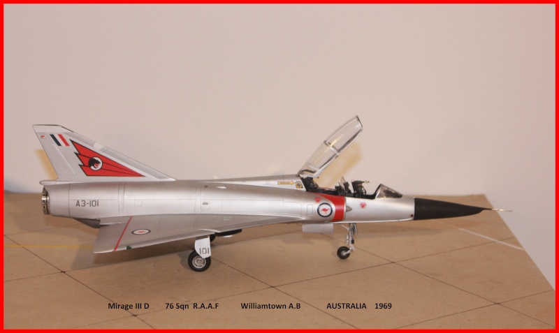 1/48 Mirage III D  Heller   FINI - Page 2 Aussie12