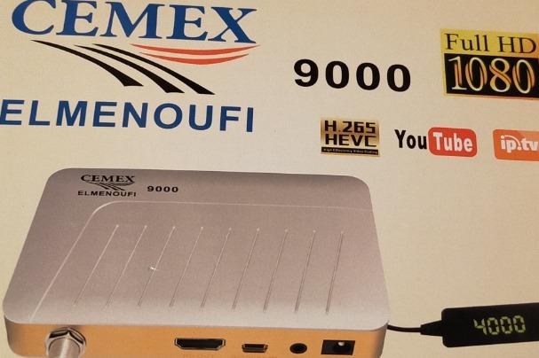حل مشكلات ريسيفر Cemex ELMENOUFI 9000 بأحدث فلاشة 128