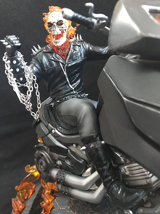 IRON STUDIOS : GHOST RIDER Art Scale 1:10 Battle Diorama Series Ironst30