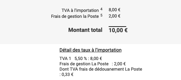 Droits de douane - Brexit, TVA, droits de douanes et frais divers Captur25