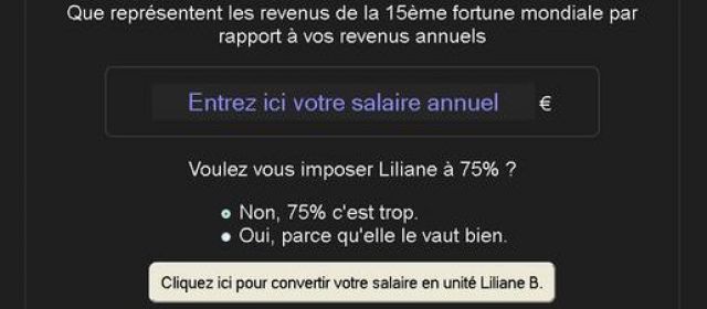 Convertisseur de revenus en unités Liliane Bettencourt [Site insolite] 19789710