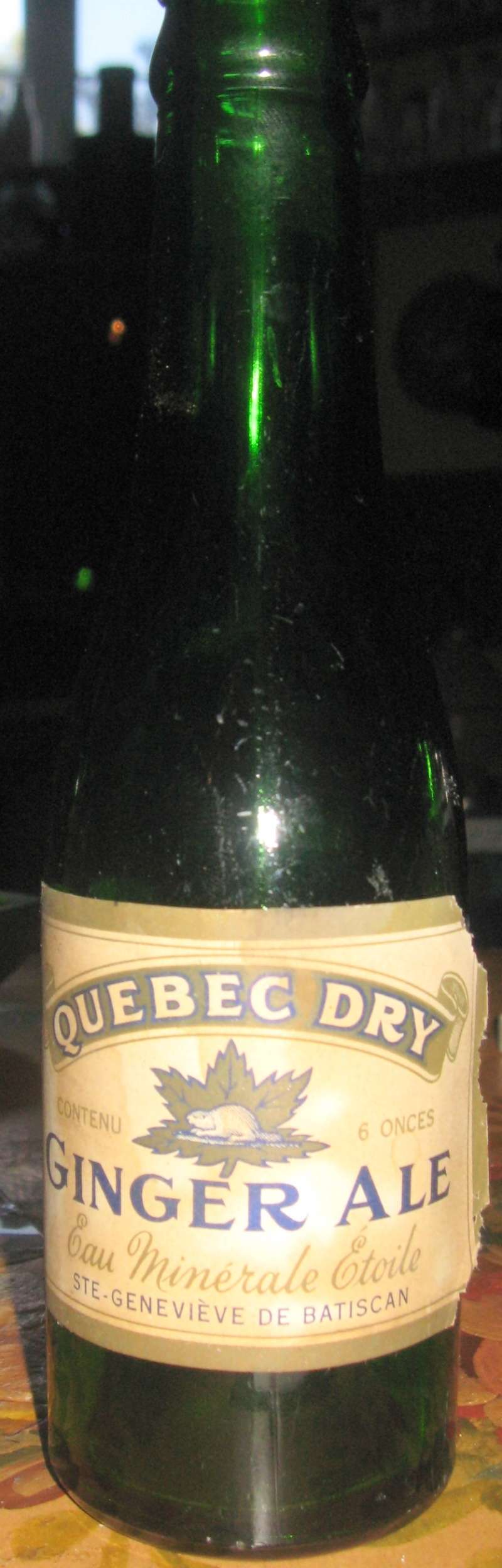 quebec dry  ginger ale  ste-genevieve de batiscan  Etoile10