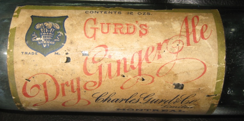 wow une belle gurd dry ginger ale etiquette Gurds_10