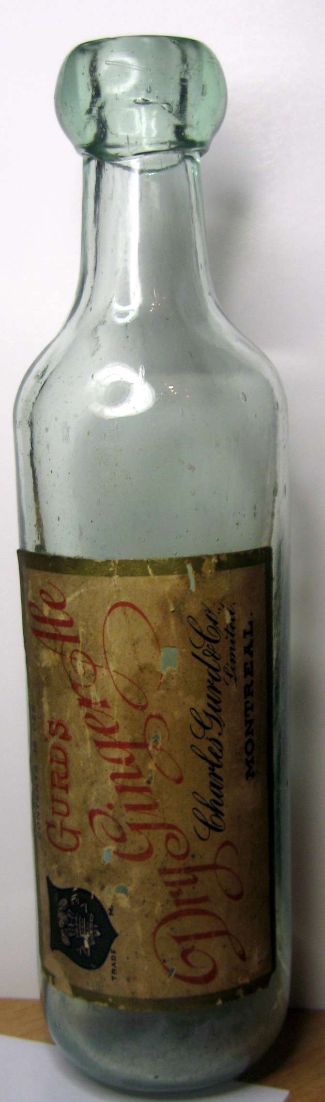 wow une belle gurd dry ginger ale etiquette Gurds_11