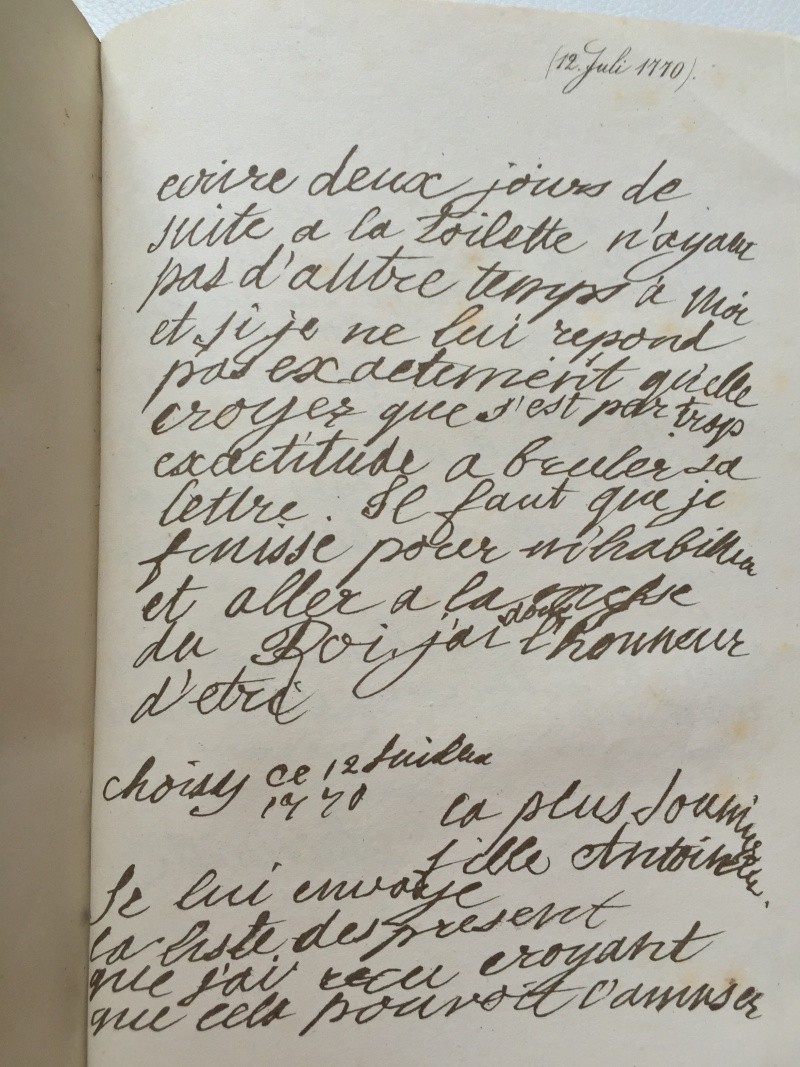 La correspondance de Marie-Antoinette avec sa mère Marie-Thérèse Img_6720