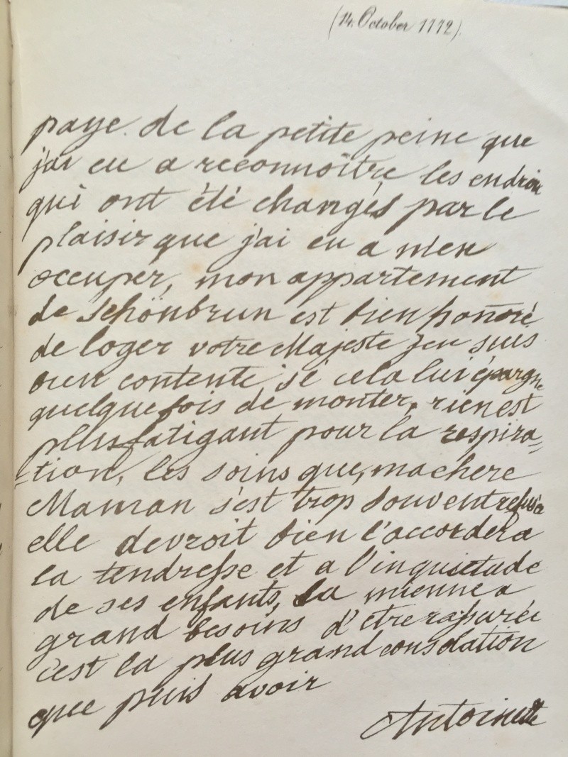 La correspondance de Marie-Antoinette avec sa mère Marie-Thérèse Img_6722