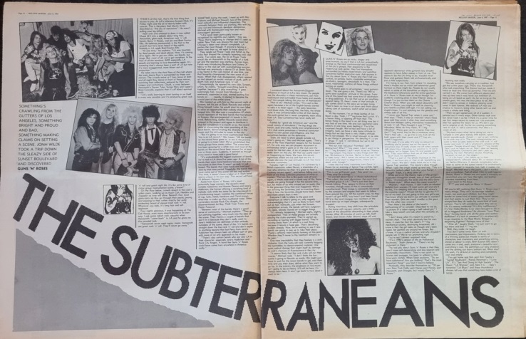 1987.06.06 - Melody Maker - The Subterraneans  20220311