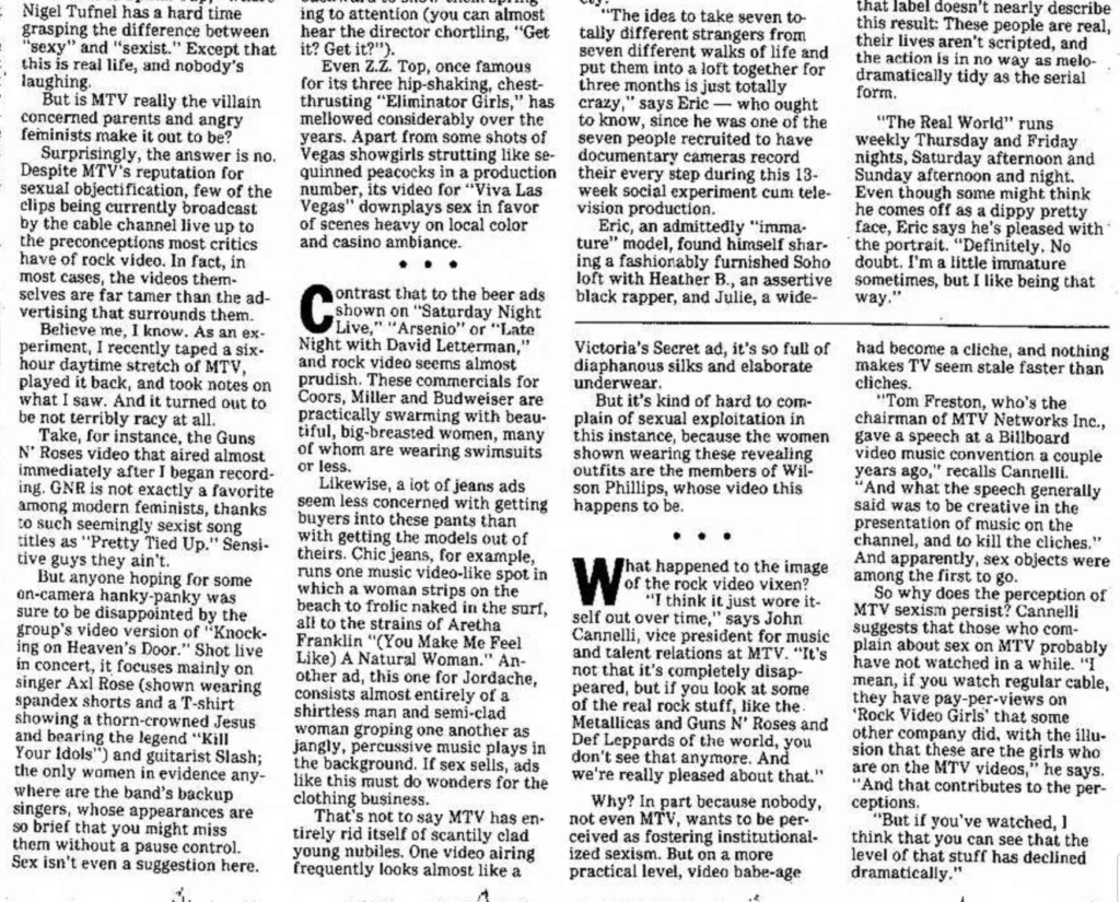 1992.05.29 - Madison Capital Times - MTV's Use of Rock Video Vixens Sags Madiso16